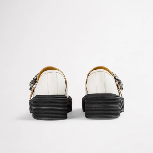 BNWT✨ TONY BIANCO Chunky Loafers in Off White 90s BNIB - Picture 6 of 8